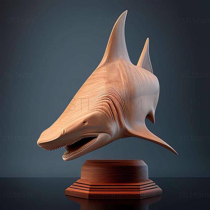 3D model Carcharhinus fitzroyensis (STL)